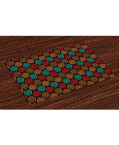 Shop Ambesonne Earth Tones Place Mats, Set Of 4 In Multi