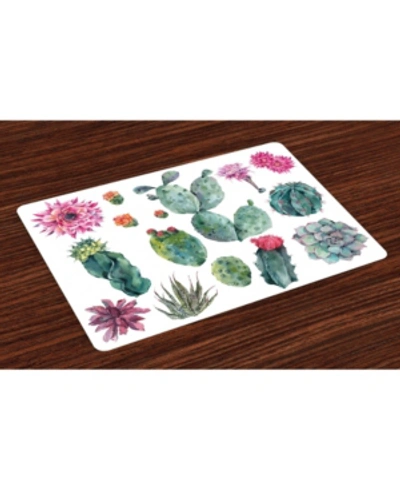 Shop Ambesonne Nature Place Mats, Set Of 4 In Green
