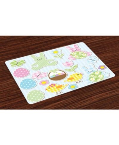 Shop Ambesonne Easter Place Mats, Set Of 4 In Multi