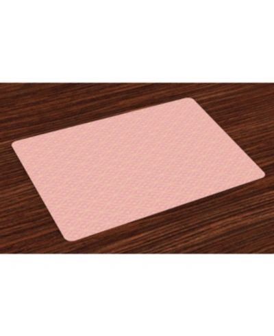Shop Ambesonne Peach Place Mats, Set Of 4
