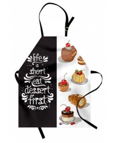 AMBESONNE EAT DESSERT FIRST APRON 