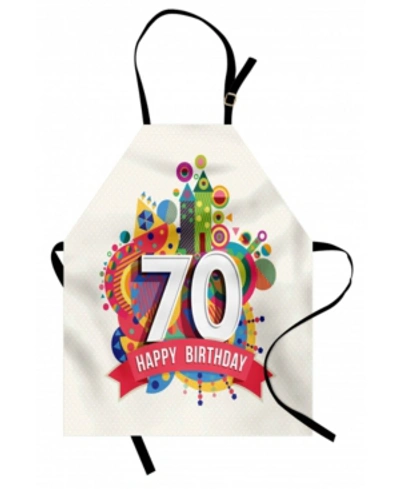 Ambesonne 70th Birthday Apron In Multi
