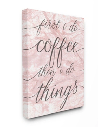 Stupell Industries Coffee Things Cavnas Wall Art, 16" X 20" In Multi