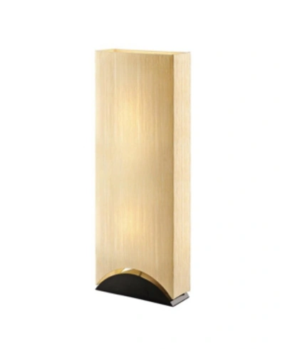 Shop Artiva Usa Sakura 42" Modern Contemporary Premium Shade Floor Lamp With Lacquer Base In Black