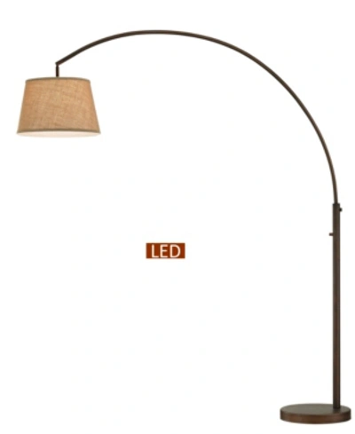 Shop Artiva Usa Allegra Led Arch Floor Lamp With Dimmer In Bronze