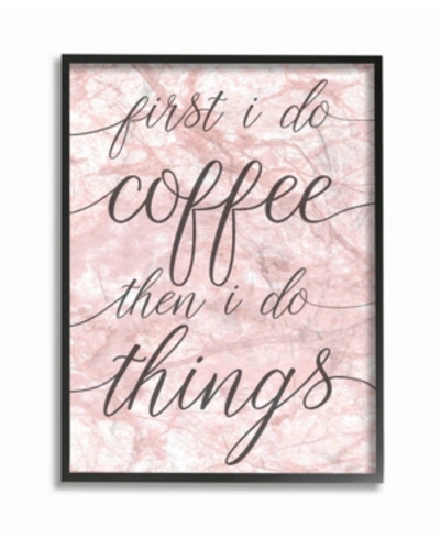 Shop Stupell Industries Coffee Things Framed Giclee Art, 16" X 20" In Multi