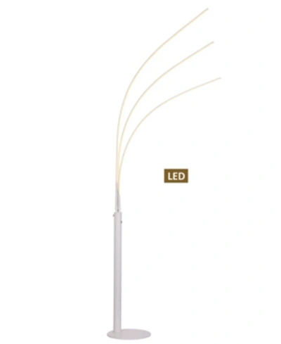 Shop Artiva Usa Aurora 92" Led Arch Tree Floor Lamp, Touch Dimmer In White