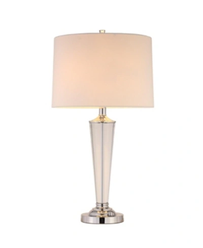 Shop Artiva Usa Crystal Suite Collection 33" H Modern 2-light Led Crystal Table Lamp With Dimmer In Silver