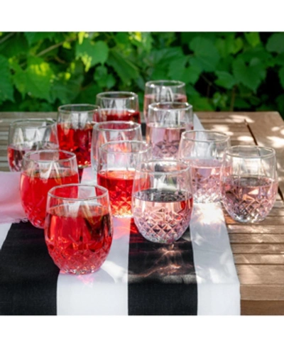 Shop Longchamp Cristal D'arques  10oz Stemless Wine Glass, Set Of 12