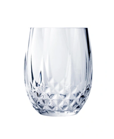 Shop Longchamp Cristal D'arques  10oz Stemless Wine Glass, Set Of 4