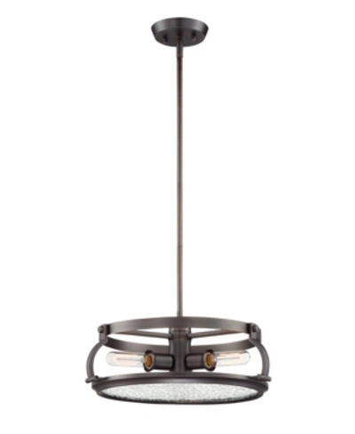 Shop Designer's Fountain Eaton 3 Light Pendant In Bronze