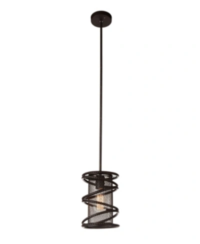 Cwi Lighting Darya 1 Light Mini Pendant In Brown