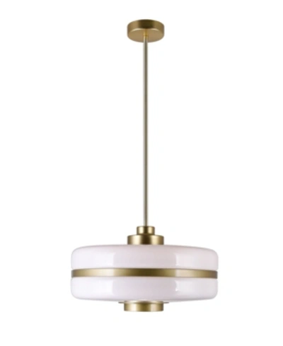 Shop Cwi Lighting Elementary 1 Light Down Pendant In Gold