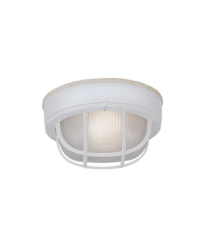 Designer's Fountain Designers Fountain Bulkhead Round Bulkhead With Guard In White