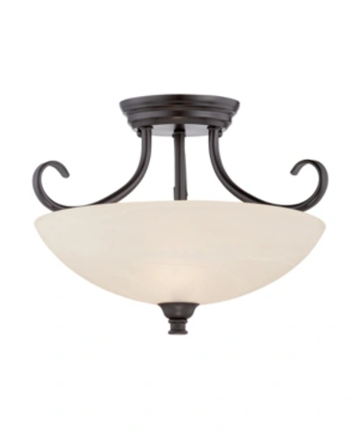 Shop Designer's Fountain Kendall Semi-flush In Bronze