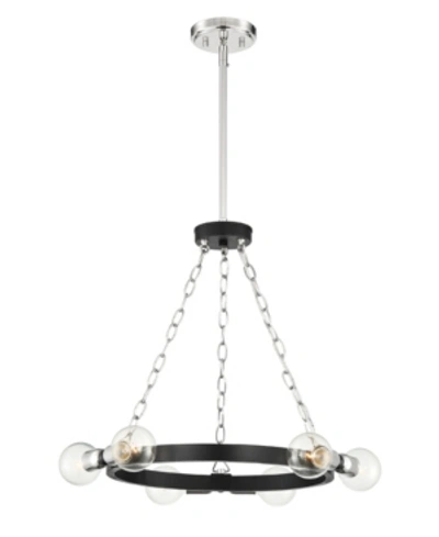 Shop Designer's Fountain Huxton 6 Light Chandelier In Black