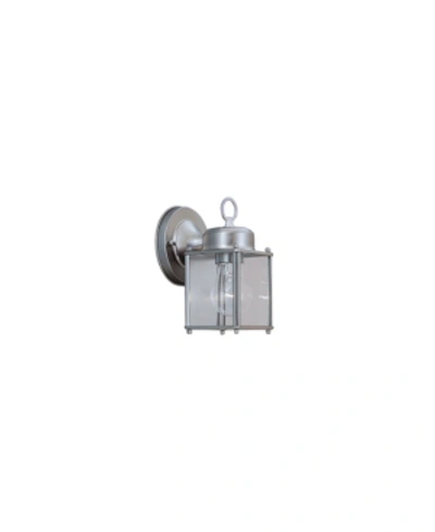 Shop Designer's Fountain Basic Porch Wall Lantern In Pewter