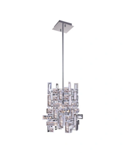 Cwi Lighting Arley 1 Light Pendant In Chrome