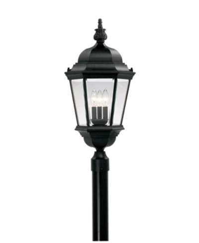 Shop Designer's Fountain Builder Cast Aluminum Post Lantern In Black