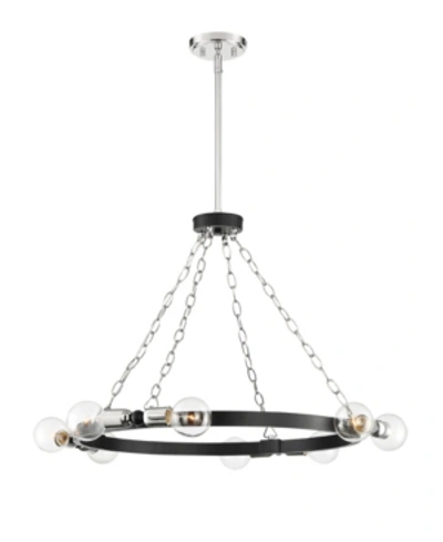 Shop Designer's Fountain Huxton 8 Light Chandelier In Black