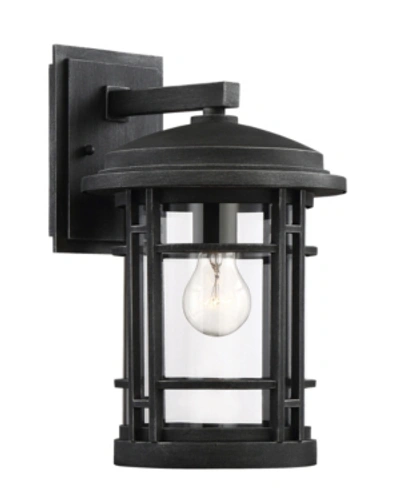 Shop Designer's Fountain Barrister 1 Light Outdoor Wall Lantern In Pewter