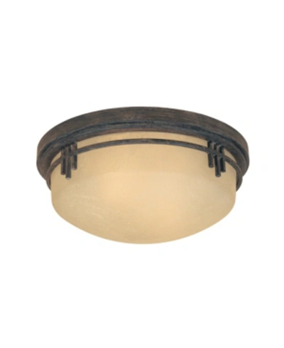 Shop Designer's Fountain Mission Ridge Flushmount In Brown