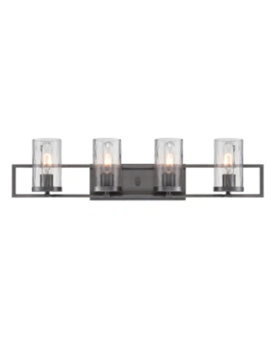 Shop Designer's Fountain Elements 4 Light Bath Bar In Charcoal