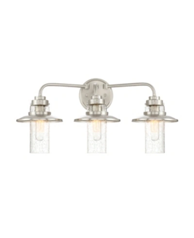 Shop Designer's Fountain Dover 3 Light Bath In Platinum