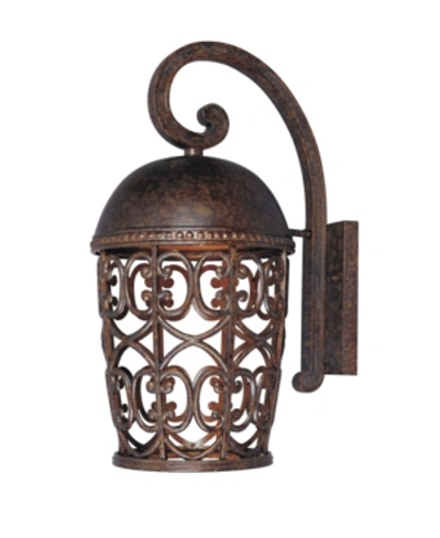 Designer's Fountain Designers Fountain Amherst Wall Lantern In Dark Brown