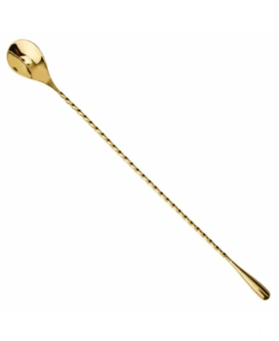 Shop Prince Of Scots 24k Gold-plate Tear Drop Bar Spoon