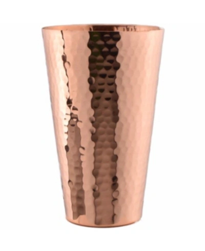 Shop Prince Of Scots Hammered Ice Tea Tumbler In Copper