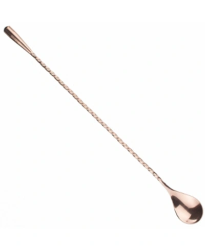Shop Prince Of Scots Tear Drop Bar Spoon In Copper