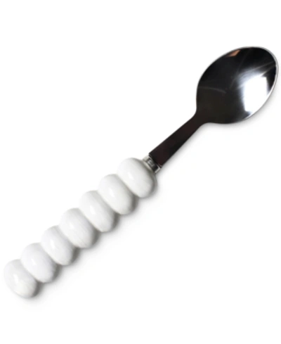Shop Coton Colors By Laura Johnson Signature White Knob Serving Spoon