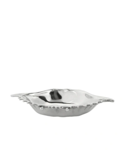 Shop Arthur Court Designs Aluminum Small Crab Bowl In Silver