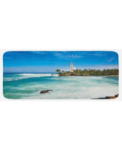 Shop Ambesonne Lighthouse Kitchen Mat In Blue