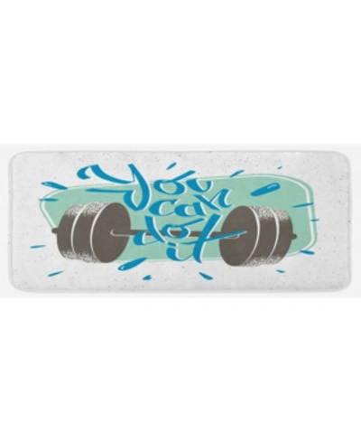 Shop Ambesonne Fitness Kitchen Mat In Multi