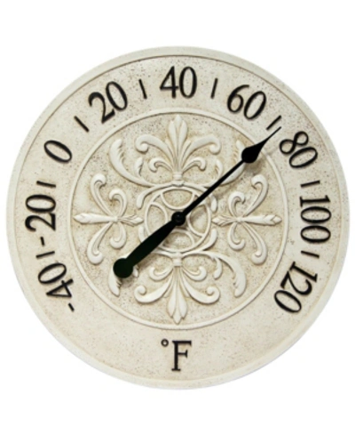 Shop Infinity Instruments Round Wall Thermometer In Ivory