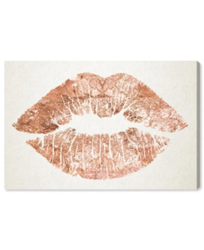 Shop Oliver Gal Solid Kiss Copper Canvas Art, 45" X 30"