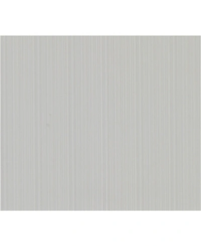 Shop Advantage 20" X 369" Aemelia Light Stripe Wallpaper In Gray