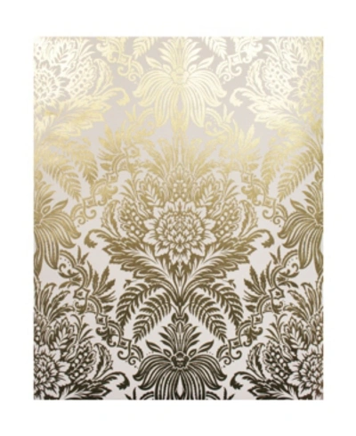 Shop Advantage 20.5" X 369" Bernadette Damask Wallpaper In Gold