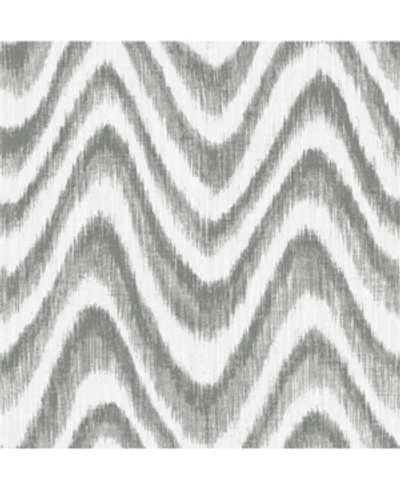 Shop A-street Prints 20.5" X 396" Bargellowave Wallpaper In Gray