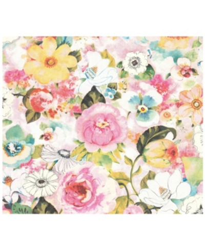 Shop Advantage 20" X 369" Baldwin Watercolor Floral Wallpaper In Multi