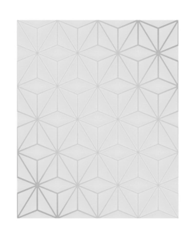 Shop Advantage 20.5" X 369" Augustin Light Geometric Wallpaper In Gray