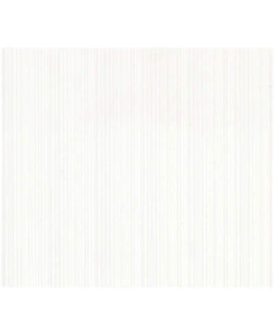 Shop Advantage 20" X 369" Aemelia Stripe Wallpaper In Ivory