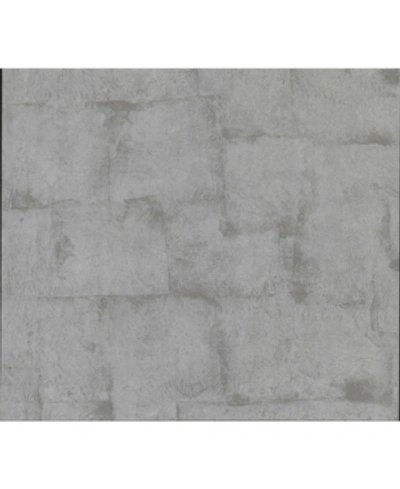 Shop Advantage 21" X 396" Saville Texture Wallpaper In Gray