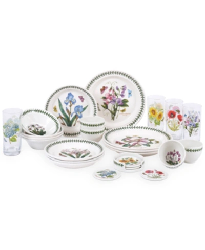 Portmeirion Botanic Garden 25-pc. Dinnerware Set, Service For 4, Exclusively At Macy's In White