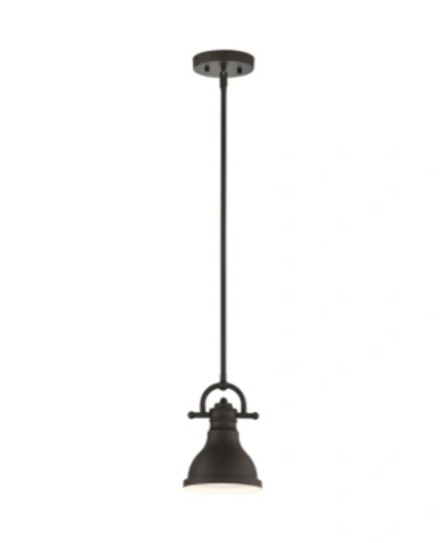 Shop Volume Lighting 1-light Downrod Mini Pendant In Bronze