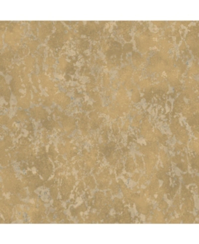 Shop Fine Decor Imogen Brass Marble Wallpaper In Brown