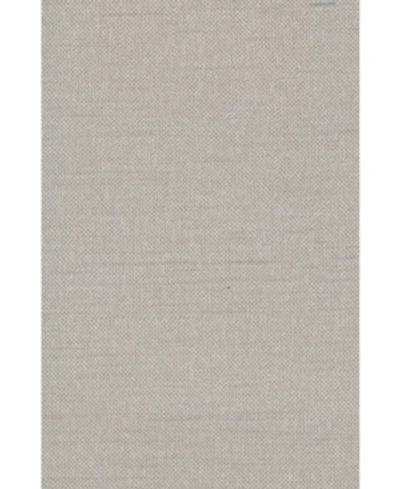 Shop Warner Textures 27" X 324" Theon Linen Texture Wallpaper In Gray