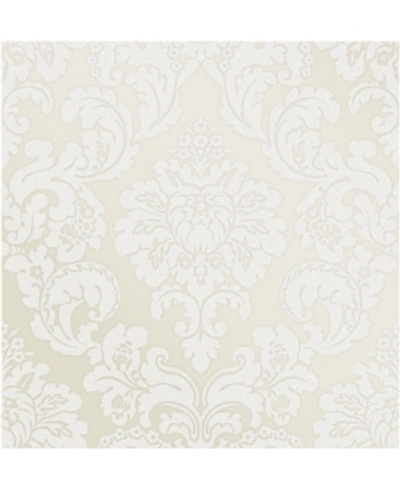 Shop Advantage 20.5" X 369" Margot Damask Wallpaper In Ivory